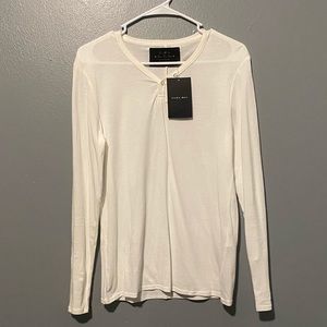 Zara white long sleeve shirt!